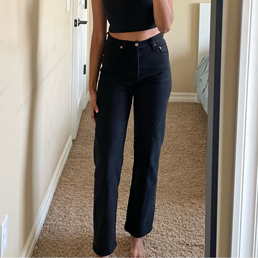 LEVI’S Ribcage Jeans - Black - 25W x 29L